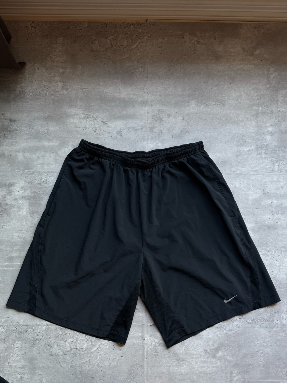 Nike Men’s Black Athletic Training Shorts with Swoosh